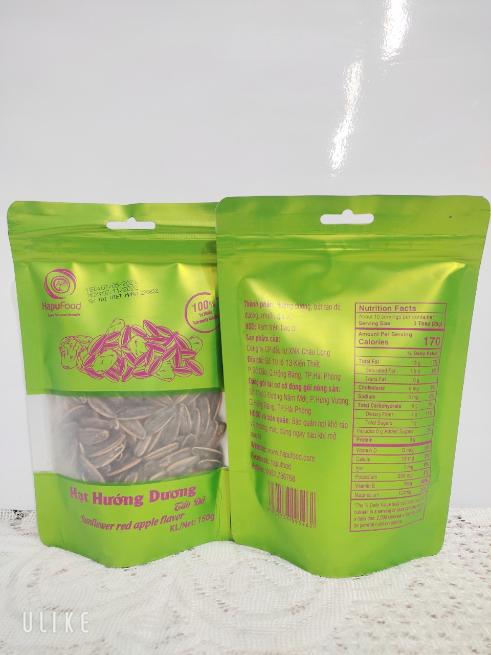 Hướng dương vị táo đỏ 150G