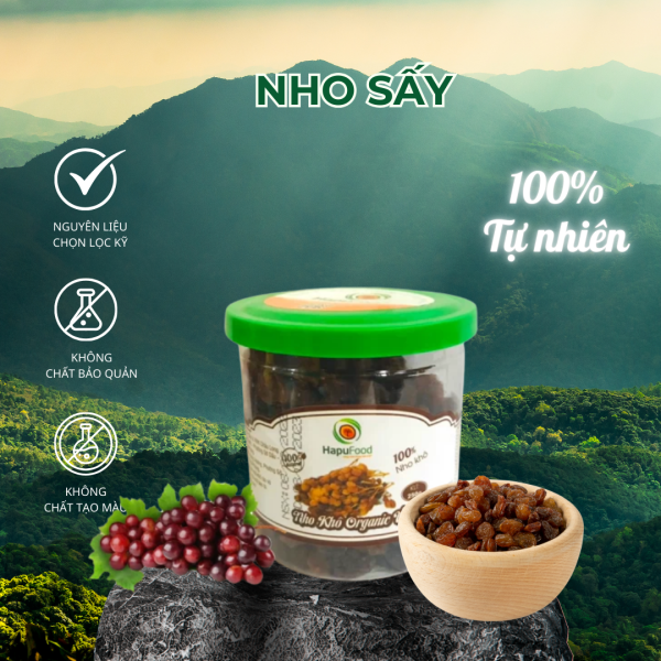 Nho khô Organic Úc