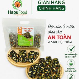 Thanh Mè Đen Mix Hạt HapuFood