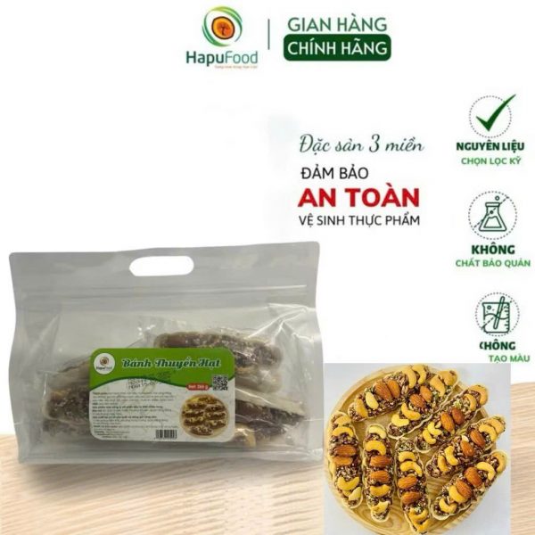 Bánh Thuyền Hạt Mix HapuFood