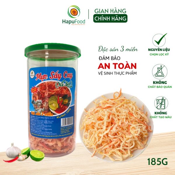 Mực Sấy Cay HapuFood