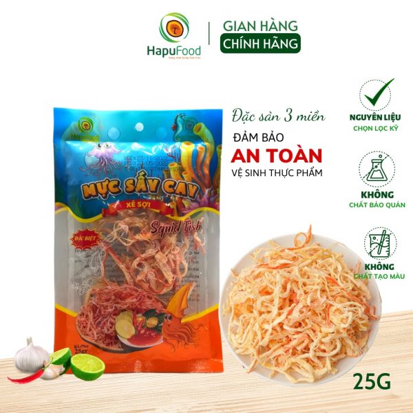 Mực Sấy Cay HapuFood - Ảnh 3
