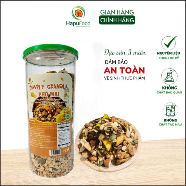 Simply Granola Vị Phô Mai HapuFood - Ảnh 2