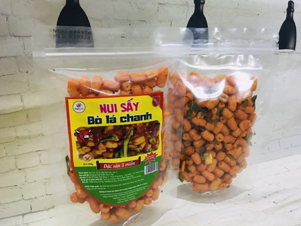 Nui Sấy Bò Lá Chanh HapuFood - Ảnh 2