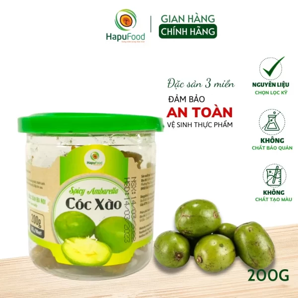 CÓC XÀO HAPUFOOD