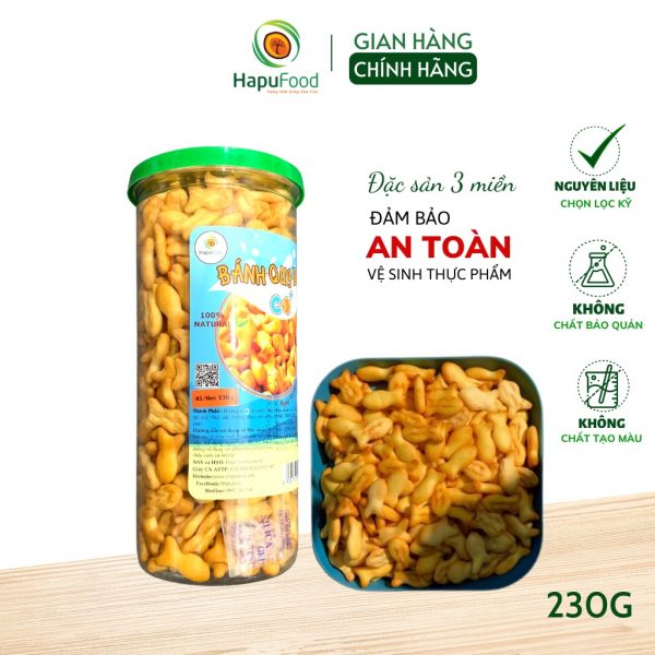 Bánh Quy Bơ Hình Cá HapuFood