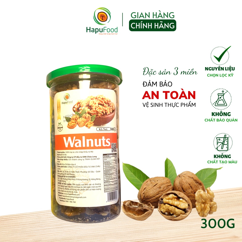 hạt óc chó Mỹ HapuFood
