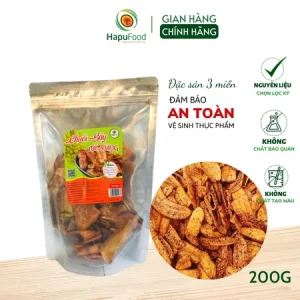 Chuối sấy mè gừng
