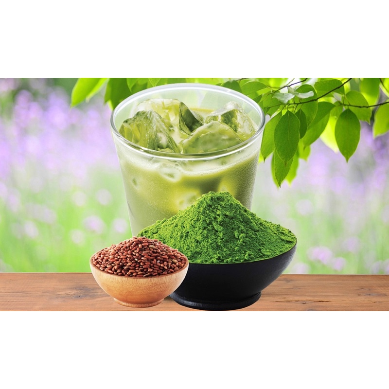 Trà sữa gạo lứt rang matcha - Ảnh 3