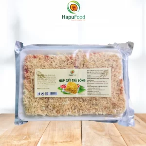 Nếp sấy chà bông