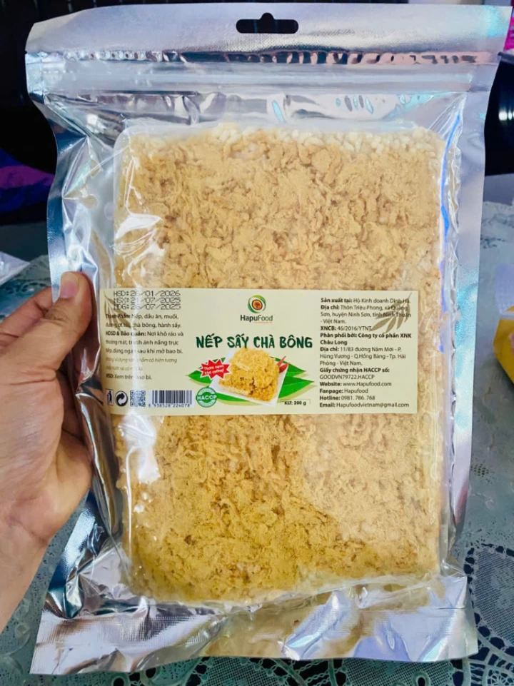 Nếp sấy chà bông - Ảnh 2