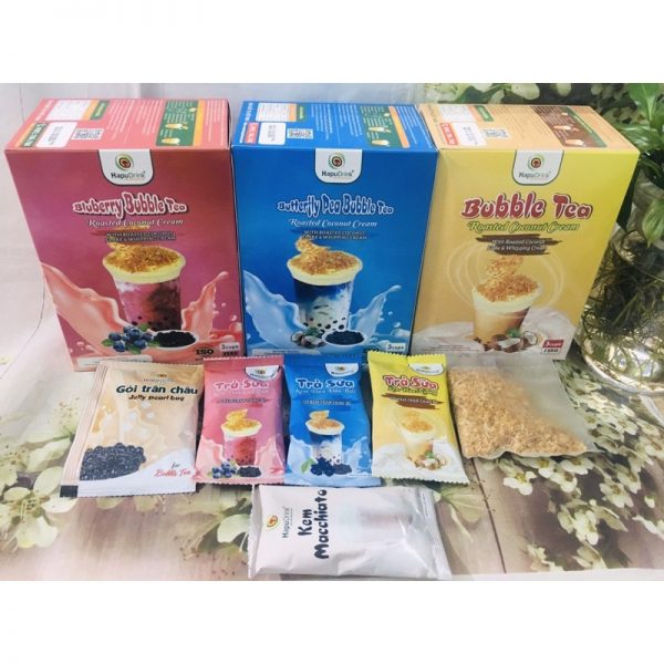 Trà sữa kem dừa đậu biếc - Ảnh 4