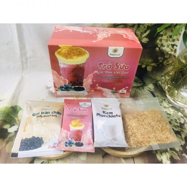 Trà sữa kem dừa Việt Quất - Ảnh 2
