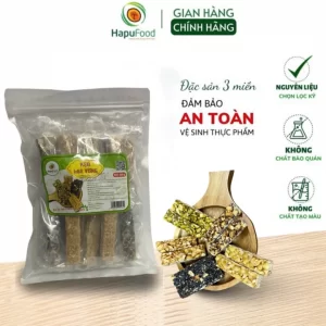 Kẹo lạc vừng - Ngũ vị ( Vị matcha, nguyên vị, mè đen, socola, vị dừa)