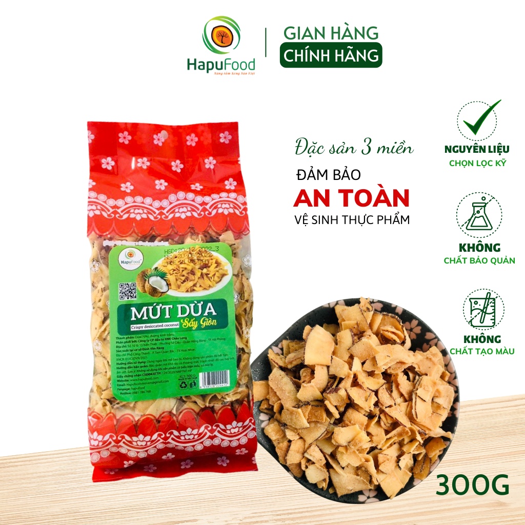 Vỏ bưởi sấy dẻo HapuFood